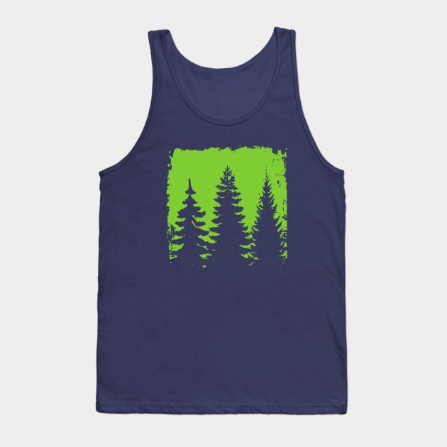 Forest silhouette Tank Top by PallKris